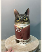 Creative Cat Urn – Hand-Painted from Your Photos