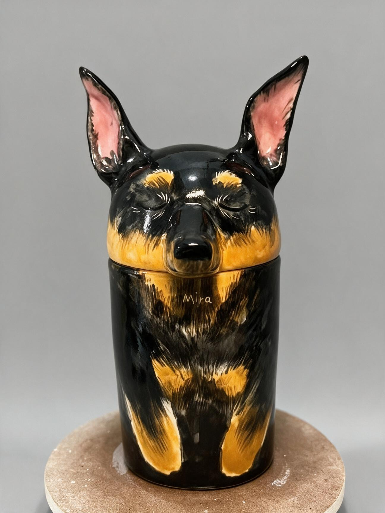 Creative Dog Urn – Hand-Painted from Your Photos