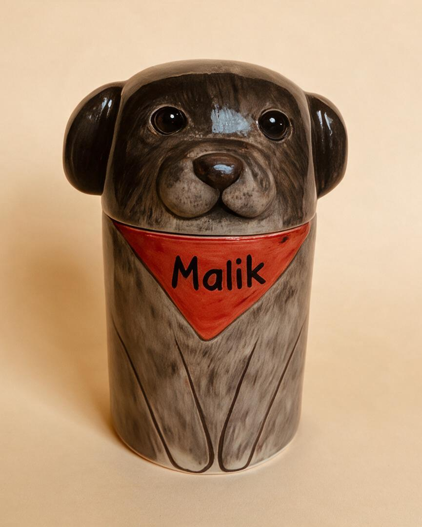 Creative Dog Urn – Hand-Painted from Your Photos